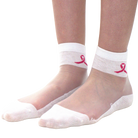 Ruban rose - La chaussette femme en voile ultra-résistant — Yuko B.