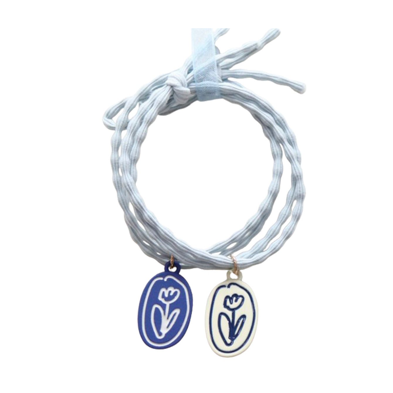 Elastiques cheveux Bracelet - Flowers — Yuko B.
