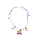 Bracelet en cordon pour enfants - Butterfly Mauve — Yuko B.