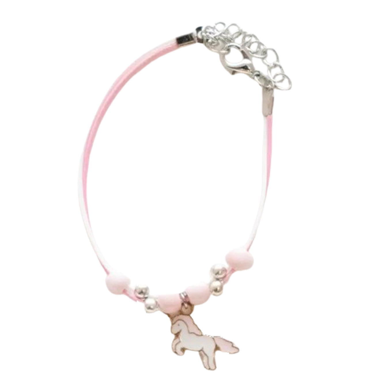 Bracelet en cordon pour enfants - Licorne - Magical Rose — Yuko B.