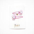 Duo Barrettes Premium Enfant - Sparkle Licornes Etincelantes vue de face — Yuko B.