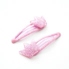 Duo Barrettes Premium Enfant - Sparkle Royal Pink — accessoire enfant Yuko B.