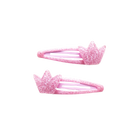 Duo Barrettes Premium Enfant - Sparkle Royal Pink — Yuko B.