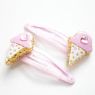 Duo Barrettes Premium Enfant - Sparkle Petites Glaces Damour détail — Yuko B.