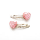 Duo Barrettes Premium Enfant - Sparkle Eclats de Coeurs détail — Yuko B.
