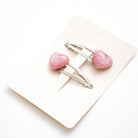Duo Barrettes Premium Enfant - Sparkle Eclats de Coeurs lifestyle — enfant Yuko B.
