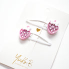 Duo Barrettes Premium Enfant - Sparkle Eclats de Fraises lifestyle — enfant Yuko B.
