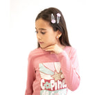 Duo Barrettes Premium Enfant - Sparkle Eclats de Fraises — accessoire enfant Yuko B.