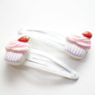 Duo Barrettes Premium Enfant - Sparkle Cupcakes — accessoire enfant Yuko B.