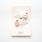 Duo Barrettes Premium Enfant - Sparkle Cupcakes avec accessoires — Yuko B.