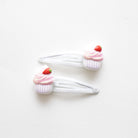 Duo Barrettes Premium Enfant - Sparkle Cupcakes — accessoire enfant Yuko B.