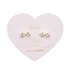 Duo Boucles d'Oreilles - Ames Soeurs - Fleurs de Lait — Yuko B.