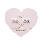 Duo Boucles d'Oreilles - Ames Soeurs - Capucine — Yuko B.