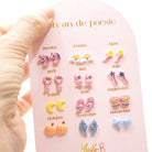 Coffret 12 Boucles d'Oreilles Acier — Un An de Poésie Féerique lifestyle — enfant Yuko B.