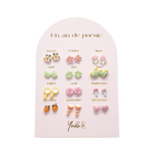 Boucles d'oreilles - Un an de Poésie Petites Exploratrices — Yuko B.