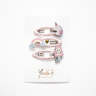 Trio Barrettes Premium Enfant - Féerie vue de face — Yuko B.