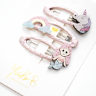 Trio Barrettes Premium Enfant - Féerie détail — Yuko B.