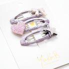 Trio Barrettes Premium Enfant - Douceurs détail — Yuko B.