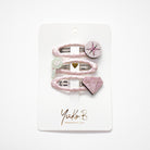 Trio Barrettes Premium Enfant - Les Petites Exploratrices  vue de face — Yuko B.