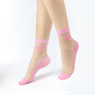 Chaussettes en voile resistant - Amour - Yuko B.