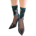 Chaussettes en voile resistant - Antonia - Forêt — Yuko B.