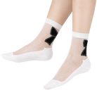 Chaussettes en voile transparent resistant - Be a Gift - White — Yuko B.