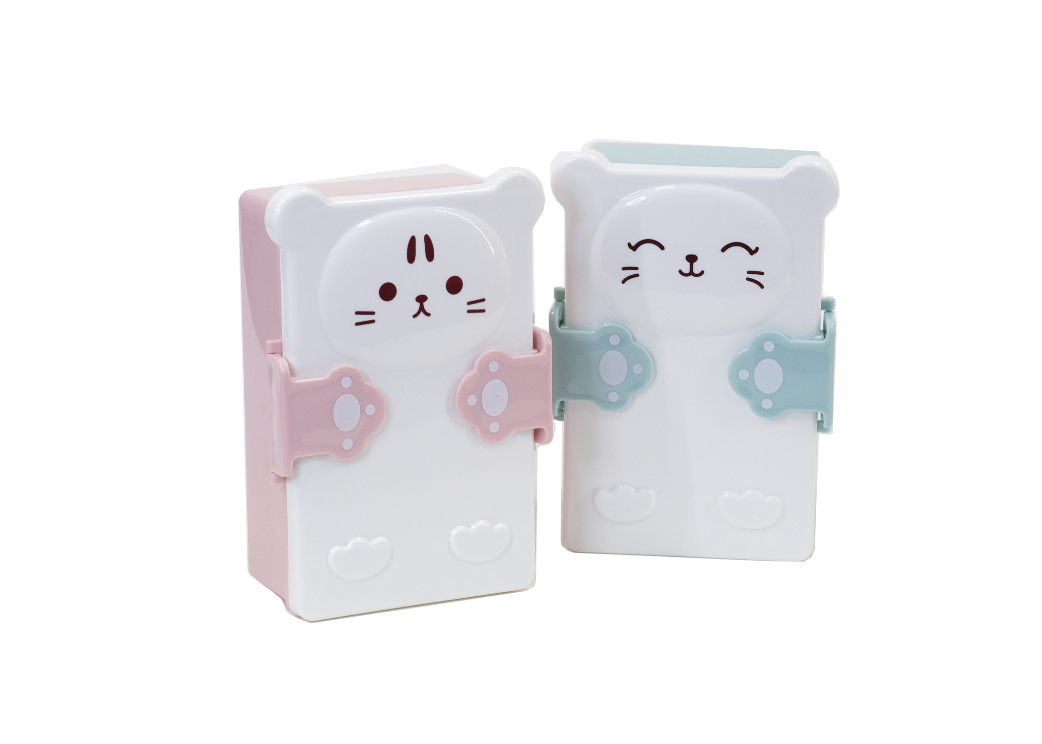 Boîte à goûter Bento pour enfants - Chat Rose - Yuko B.