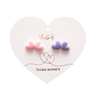 Duo Boucles d'Oreilles - Ames Soeurs - Coeurs — Yuko B.