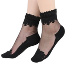 DIVA - Noir - La chaussette femme en voile ultra-résistant — Yuko B.