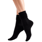 Chaussettes Premium Soft Touch en Coton Pur - Noir — Yuko B.