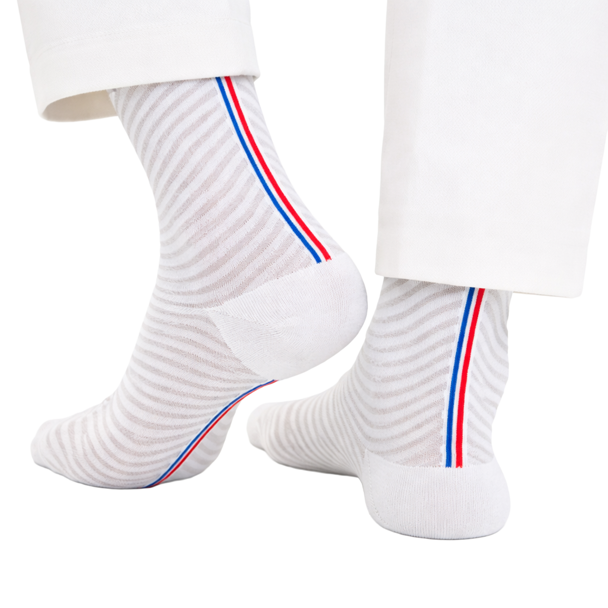 Chaussettes en voile resistant - Be Trendy - White — Yuko B.