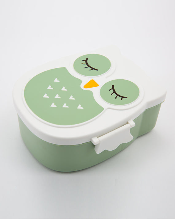 Boite à gouter - Lunchbox Chouette hermetique & sans BPA - Menthe - Yuko B.