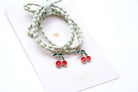 Elastiques Cheveux Bracelet - Cherries - Yuko B.