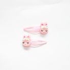 Barrettes à cheveux - Petits lapins - Bella - Yuko B.