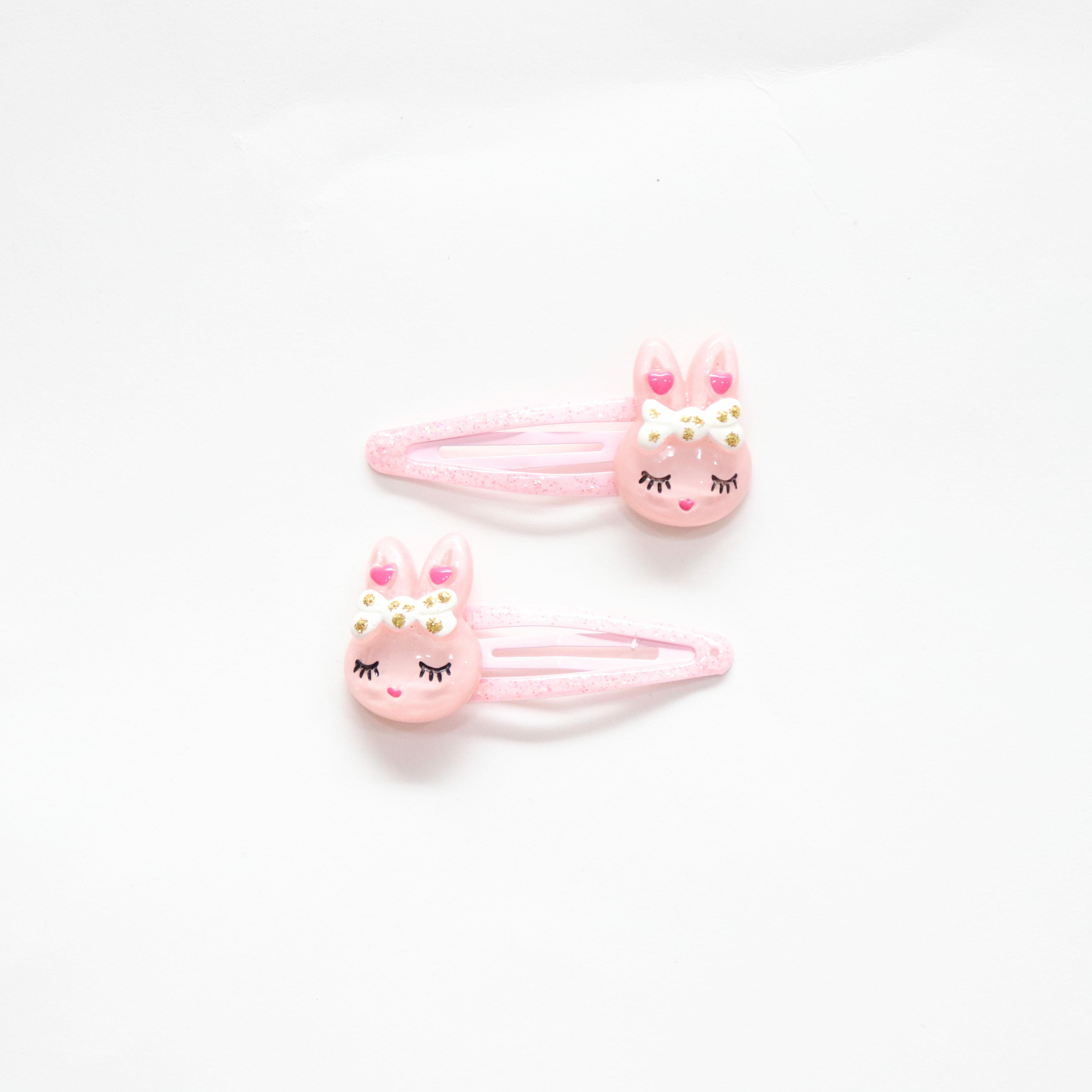 Barrettes à cheveux - Petits lapins - Bella - Yuko B.