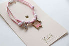 Bracelet en cordon pour enfants - Butterfly Rose - Yuko B.