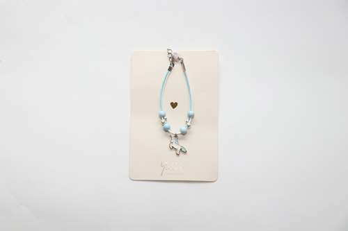 Bracelet en cordon pour enfants - Magical Bleu - Yuko B.