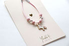 Bracelet en cordon pour enfants - Licorne - Magical Rose - Yuko B.
