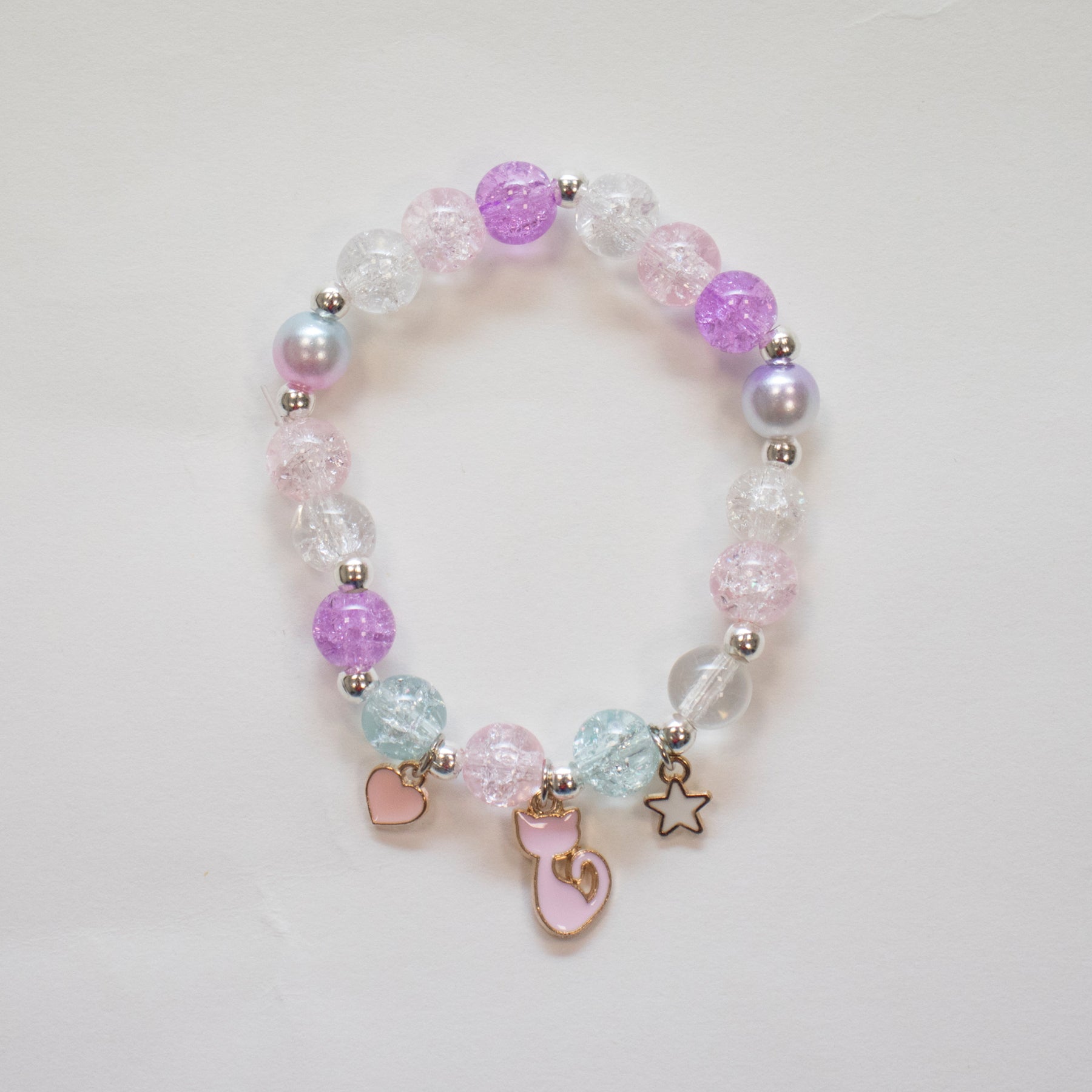 Bracelet de perles - Chat - Yuko B.