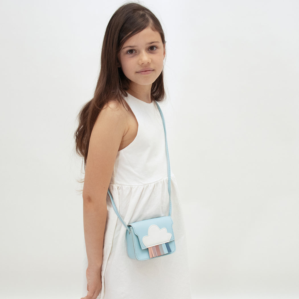 Sac bandoulière enfant - Mini Rainbow Bleu - Yuko B.