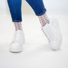 Chaussettes en voile resistant - Eve - White - Yuko B.