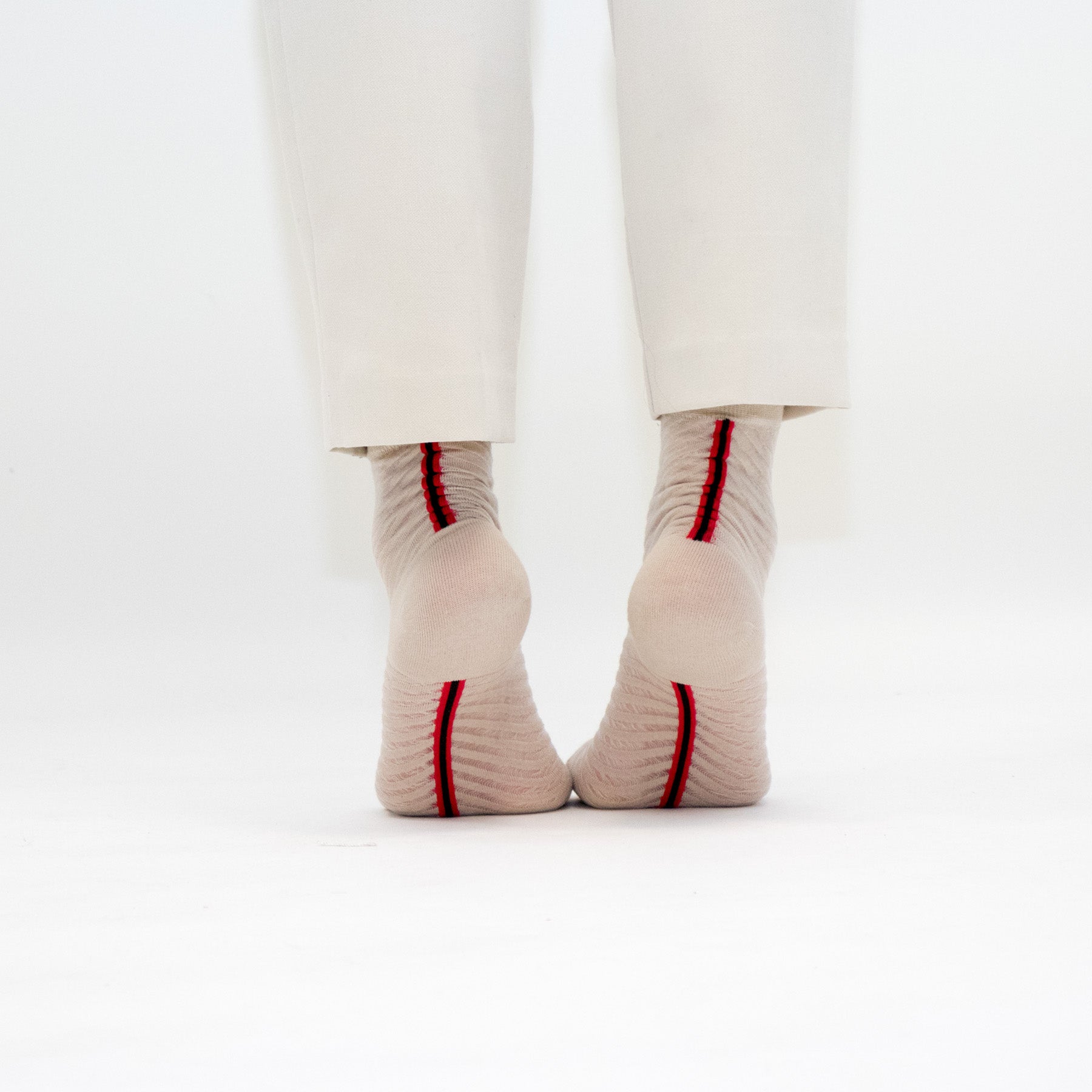 Chaussettes en voile resistant - Be Trendy - Beige - Yuko B.