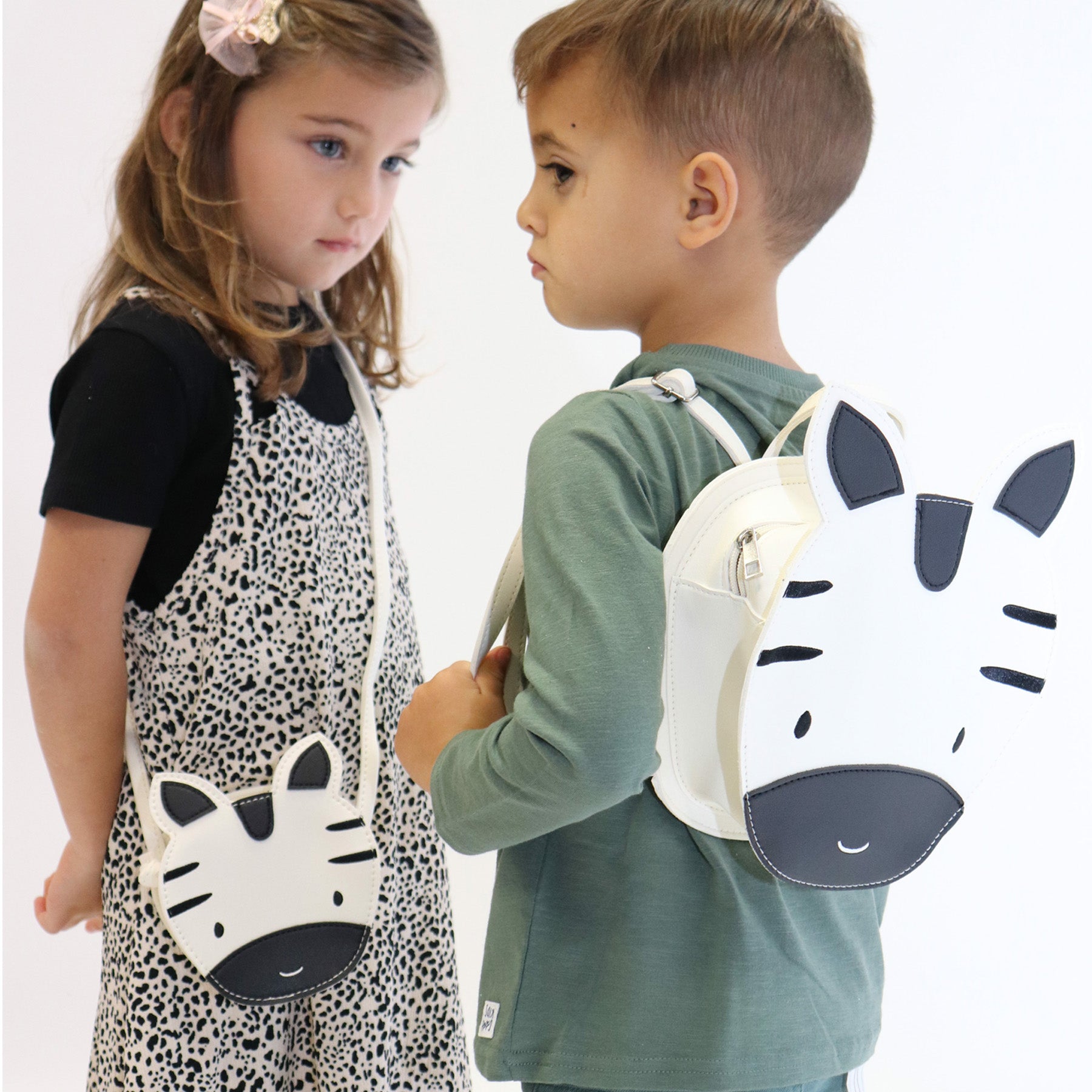 Sac bandoulière animal reglable pour enfants - Aiko le zèbre - Yuko B.