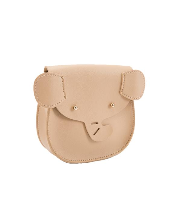 Sac bandoulière enfant - Suki l'éléphanteau Beige - Yuko B.