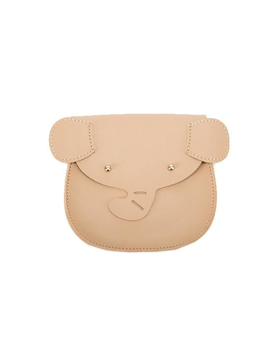 Sac bandoulière enfant - Suki l'éléphanteau Beige - Yuko B.