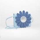 Sac bandoulière enfant - Flora Bleu - Yuko B.